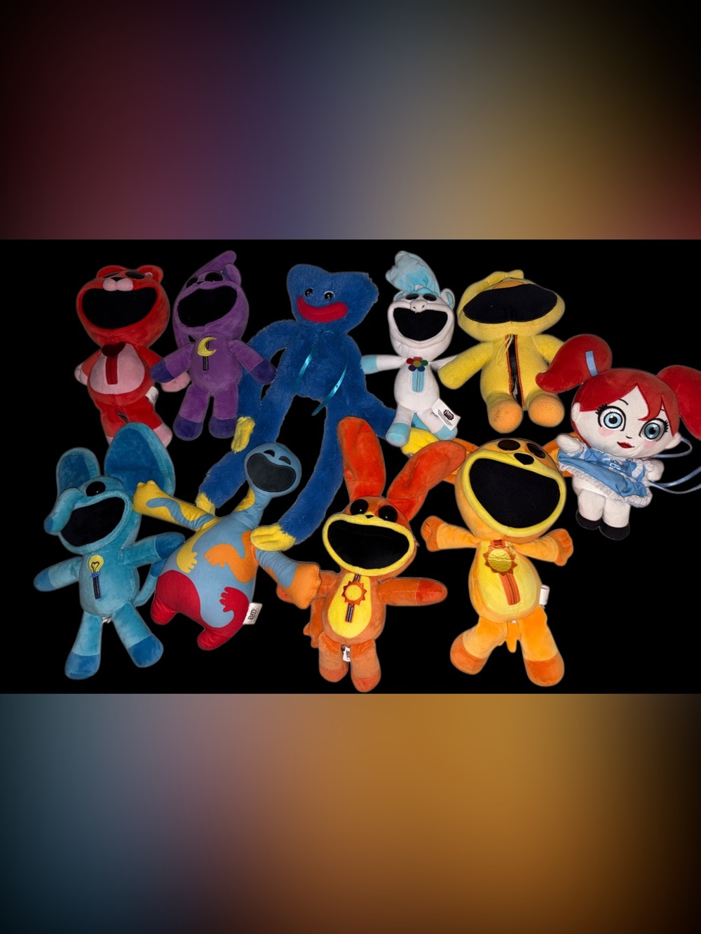 10 smiling critters poppy playtime plush characters
